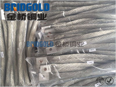 兩端壓銅管銅絞線導(dǎo)電帶 兩端壓銅管銅絞線導(dǎo)電帶