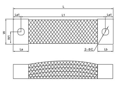 定制銅帶軟連接圖紙 定制銅帶軟連接圖紙
