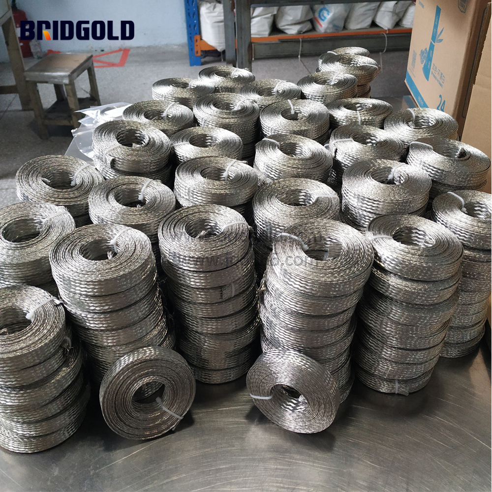 成卷鍍錫銅編織帶 成卷鍍錫銅編織帶